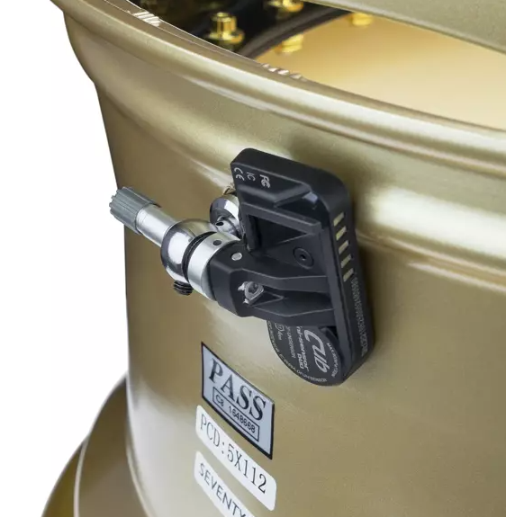 Válvula adaptadora TPMS para llantas sin espacio para sensor